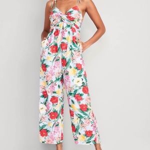 NWT Old Navy Floral Jumpsuit